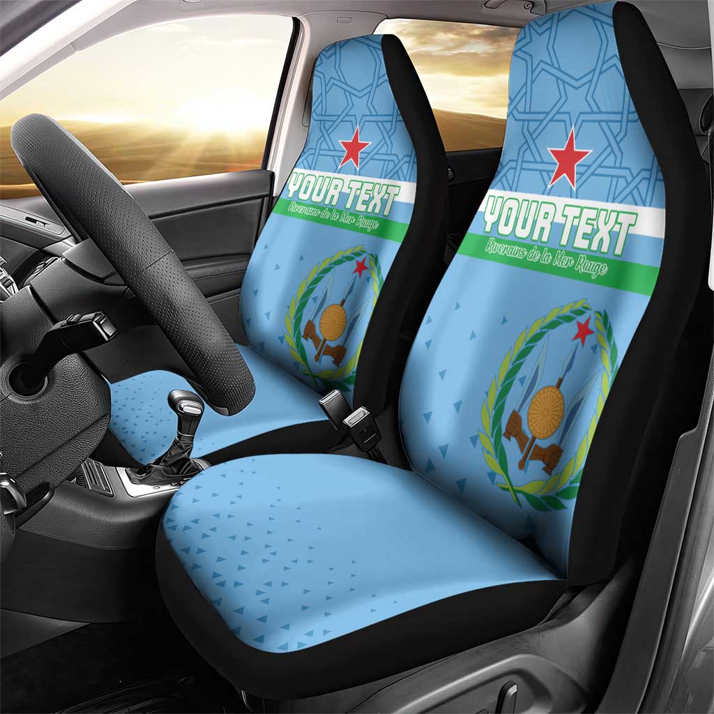Custom Djibouti Football Car Seat Cover Go Champions