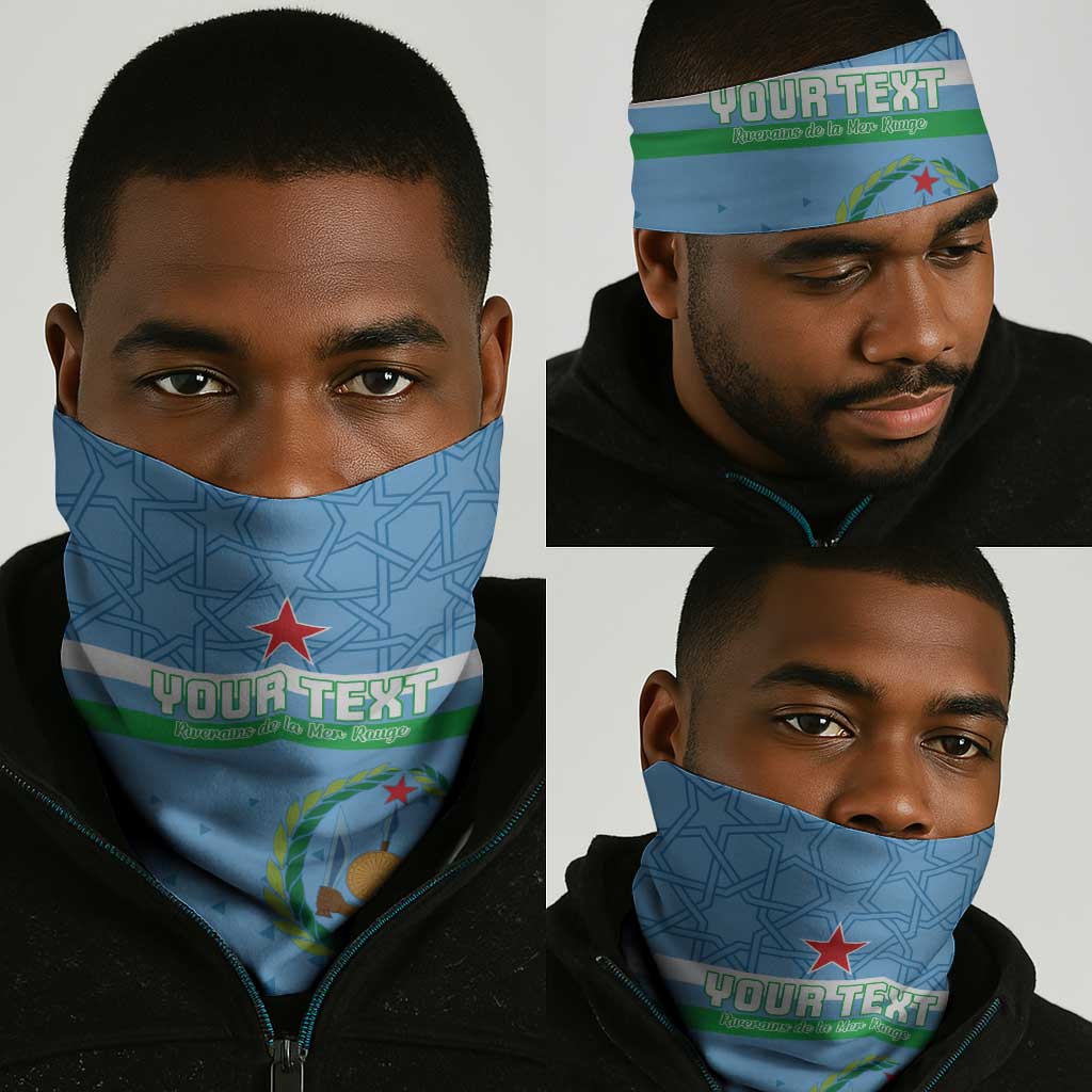 Custom Djibouti Football Neck Gaiter Go Champions LT15
