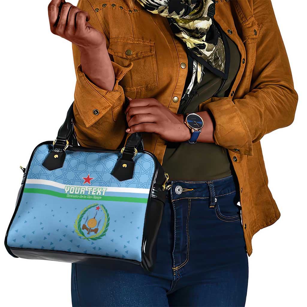 Custom Djibouti Football Shoulder Handbag Go Champions