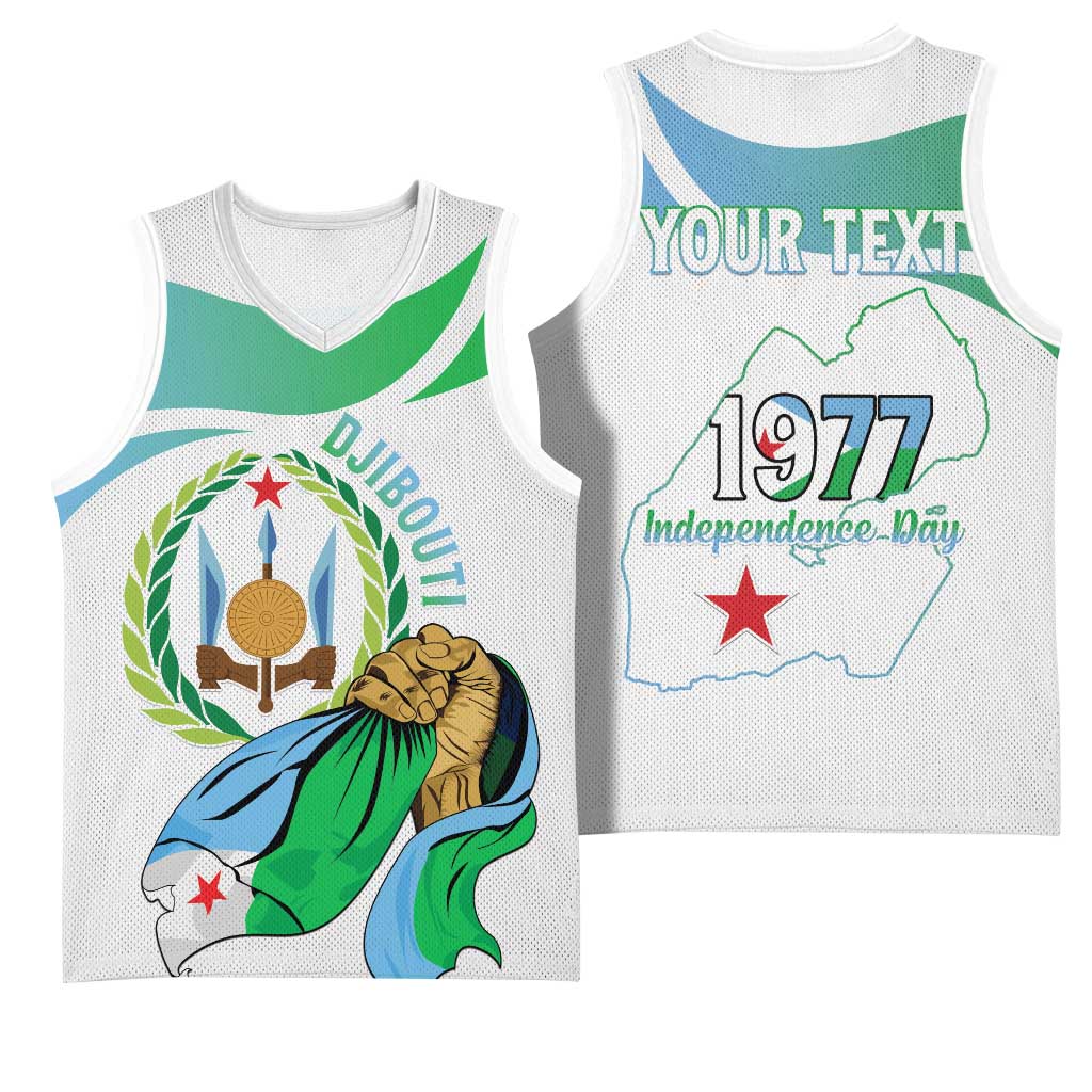 Personalized Happy Djibouti Basketball Jersey Independence Day LT15