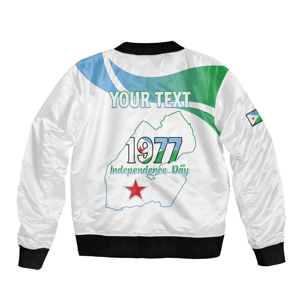 Personalized Happy Djibouti Bomber Jacket Independence Day