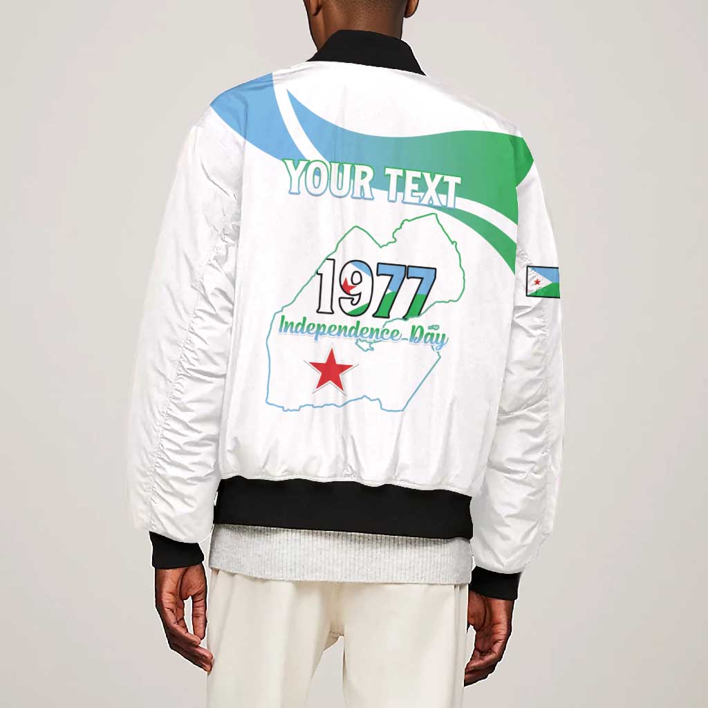 Personalized Happy Djibouti Bomber Jacket Independence Day
