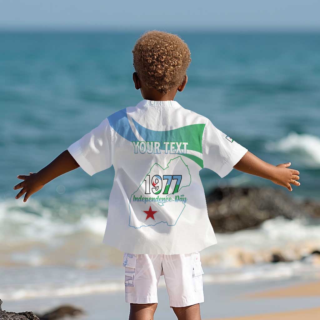 Personalized Happy Djibouti Kid Hawaiian Shirt Independence Day