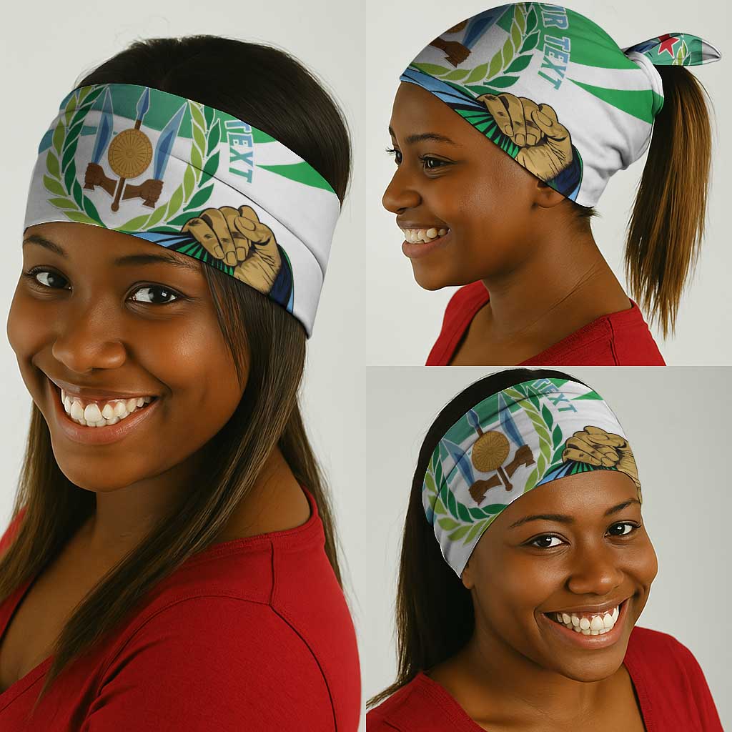 Personalized Happy Djibouti Neck Gaiter Independence Day LT15
