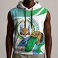 Personalized Happy Djibouti Sleeveless Hoodie Independence Day - African Pride