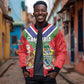 Personalized Gambia Bomber Jacket Coat Of Arms - African Pattern