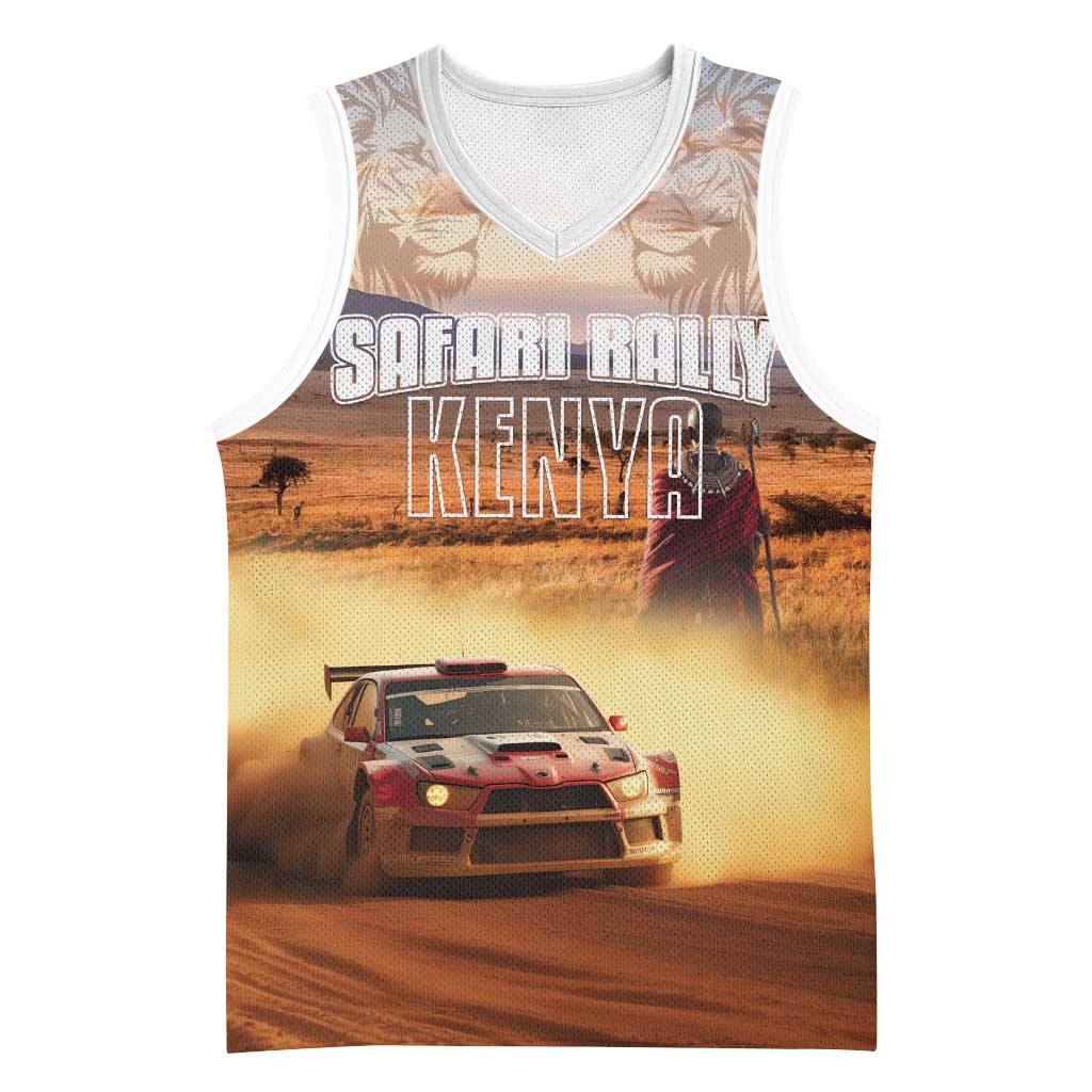 Personalized Kenya Safari Racing Car Basketball Jersey Come On Kenyan LT15