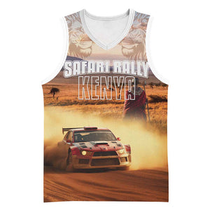 Personalized Kenya Safari Racing Car Basketball Jersey Come On Kenyan LT15