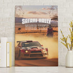 Personalized Kenya Safari Racing Car Canvas Wall Art Come On Kenyan