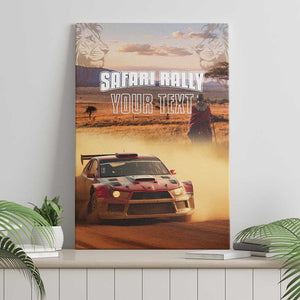 Personalized Kenya Safari Racing Car Canvas Wall Art Come On Kenyan