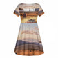 Personalized Kenya Safari Racing Car Kid Short Sleeve Dress Come On Kenyan