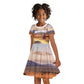 Personalized Kenya Safari Racing Car Kid Short Sleeve Dress Come On Kenyan