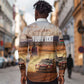 Personalized Kenya Safari Racing Car Long Sleeve Button Shirt Come On Kenyan