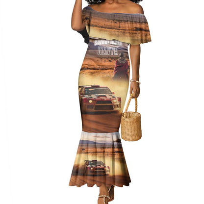 Personalized Kenya Safari Racing Car Mermaid Dress Come On Kenyan