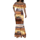 Personalized Kenya Safari Racing Car Mermaid Dress Come On Kenyan