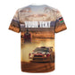 Personalized Kenya Safari Racing Car Rugby Jersey Come On Kenyan