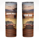 Personalized Kenya Safari Racing Car Skinny Tumbler Come On Kenyan