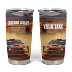 Personalized Kenya Safari Racing Car Tumbler Cup Come On Kenyan