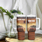 Personalized Kenya Safari Racing Car Tumbler With Handle Come On Kenyan