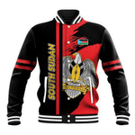 Personalized South Sudan With Coat Of Arms Baseball Jacket Sporty Style