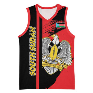 Personalized South Sudan With Coat Of Arms Basketball Jersey Sporty Style LT15