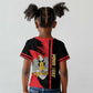 Personalized South Sudan With Coat Of Arms Kid T shirt Sporty Style