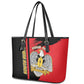 Personalized South Sudan With Coat Of Arms Leather Tote Bag Sporty Style