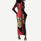 Personalized South Sudan With Coat Of Arms Long Sleeve Bodycon Dress Sporty Style LT15