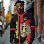 Personalized South Sudan With Coat Of Arms Long Sleeve Shirt Sporty Style