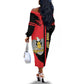Personalized South Sudan With Coat Of Arms Off The Shoulder Long Sleeve Dress Sporty Style