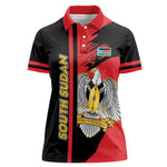 Personalized South Sudan With Coat Of Arms Women Polo Shirt Sporty Style