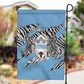 Personalized Lefatshe la Botswana Garden Flag Coat Of Arms - African and Zebra Patterns