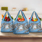 Personalized Lefatshe la Botswana Grocery Bag Coat Of Arms - African and Zebra Patterns