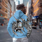 Personalized Lefatshe la Botswana Hoodie Coat Of Arms - African and Zebra Patterns