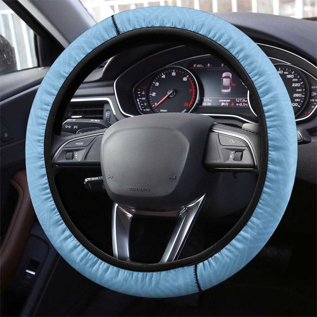 Lefatshe la Botswana Steering Wheel Cover Coat Of Arms - African and Zebra Patterns