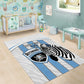 Custom Lefatshe la Botswana Football Area Rug Come On Dipitse