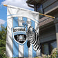 Custom Lefatshe la Botswana Football Garden Flag Come On Dipitse