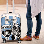 Custom Lefatshe la Botswana Football Luggage Cover Come On Dipitse