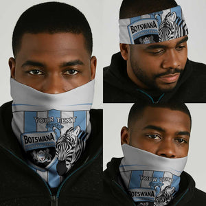 Custom Lefatshe la Botswana Football Neck Gaiter Come On Dipitse LT15
