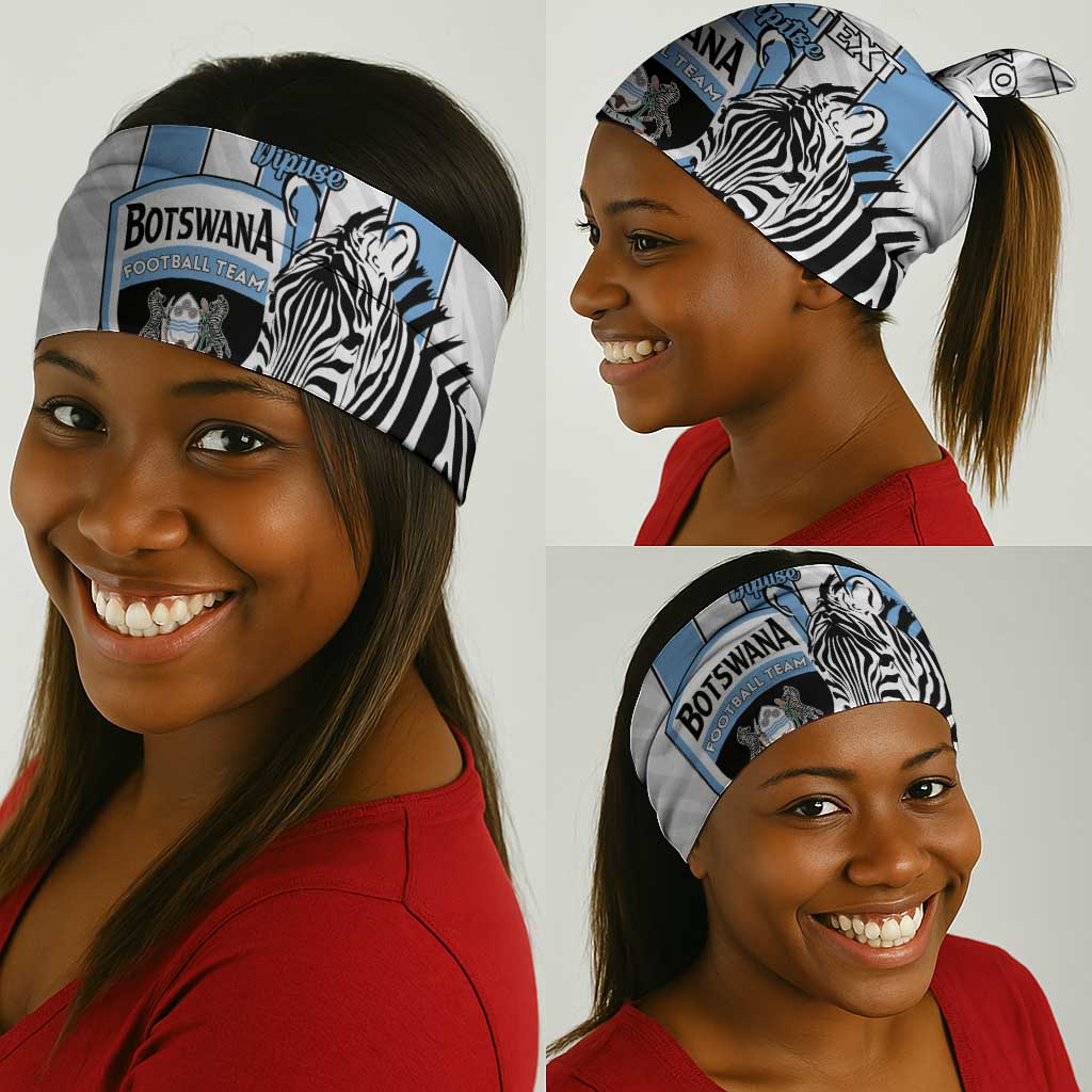 Custom Lefatshe la Botswana Football Neck Gaiter Come On Dipitse LT15