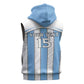 Custom Lefatshe la Botswana Football Sleeveless Hoodie Come On Dipitse - African Pride