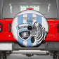 Custom Lefatshe la Botswana Football Spare Tire Cover Come On Dipitse