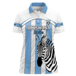 Custom Lefatshe la Botswana Football Women Polo Shirt Come On Dipitse