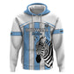 Custom Lefatshe la Botswana Football Zip Hoodie Come On Dipitse