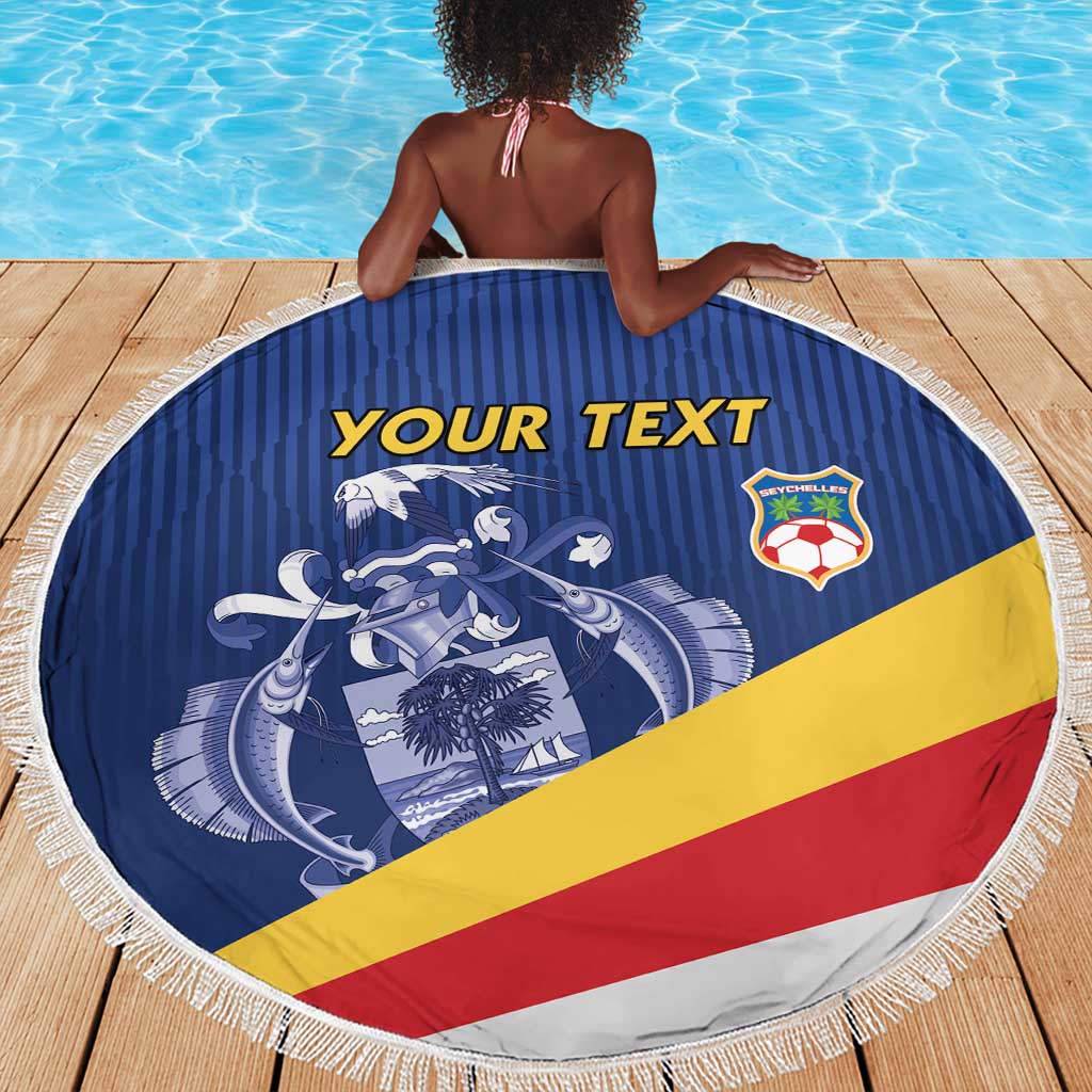 Custom Seychelles Beach Soccer 2025 Beach Blanket Go Champions Sesel