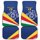 Custom Seychelles Beach Soccer 2025 Car Mats Go Champions Sesel