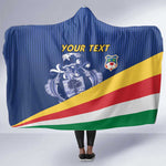 Custom Seychelles Beach Soccer 2025 Hooded Blanket Go Champions Sesel
