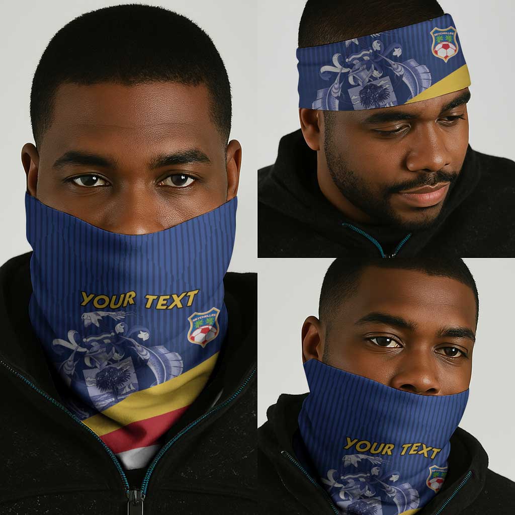 Custom Seychelles Beach Soccer 2025 Neck Gaiter Go Champions Sesel LT15