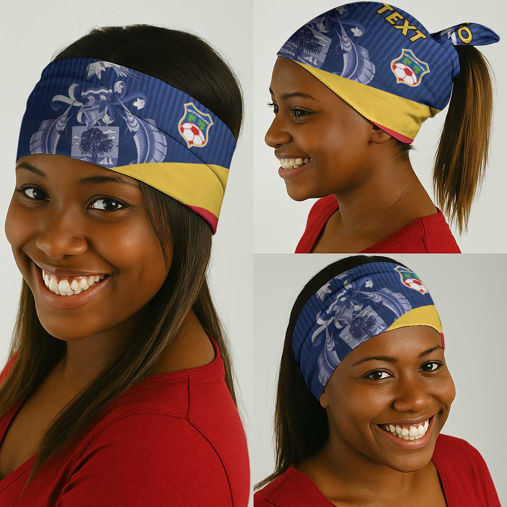 Custom Seychelles Beach Soccer 2025 Neck Gaiter Go Champions Sesel LT15