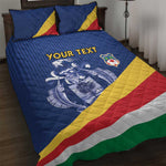 Custom Seychelles Beach Soccer 2025 Quilt Bed Set Go Champions Sesel